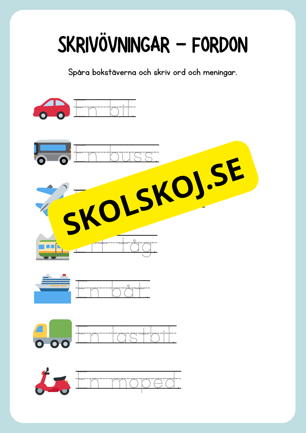 Skrivövningar