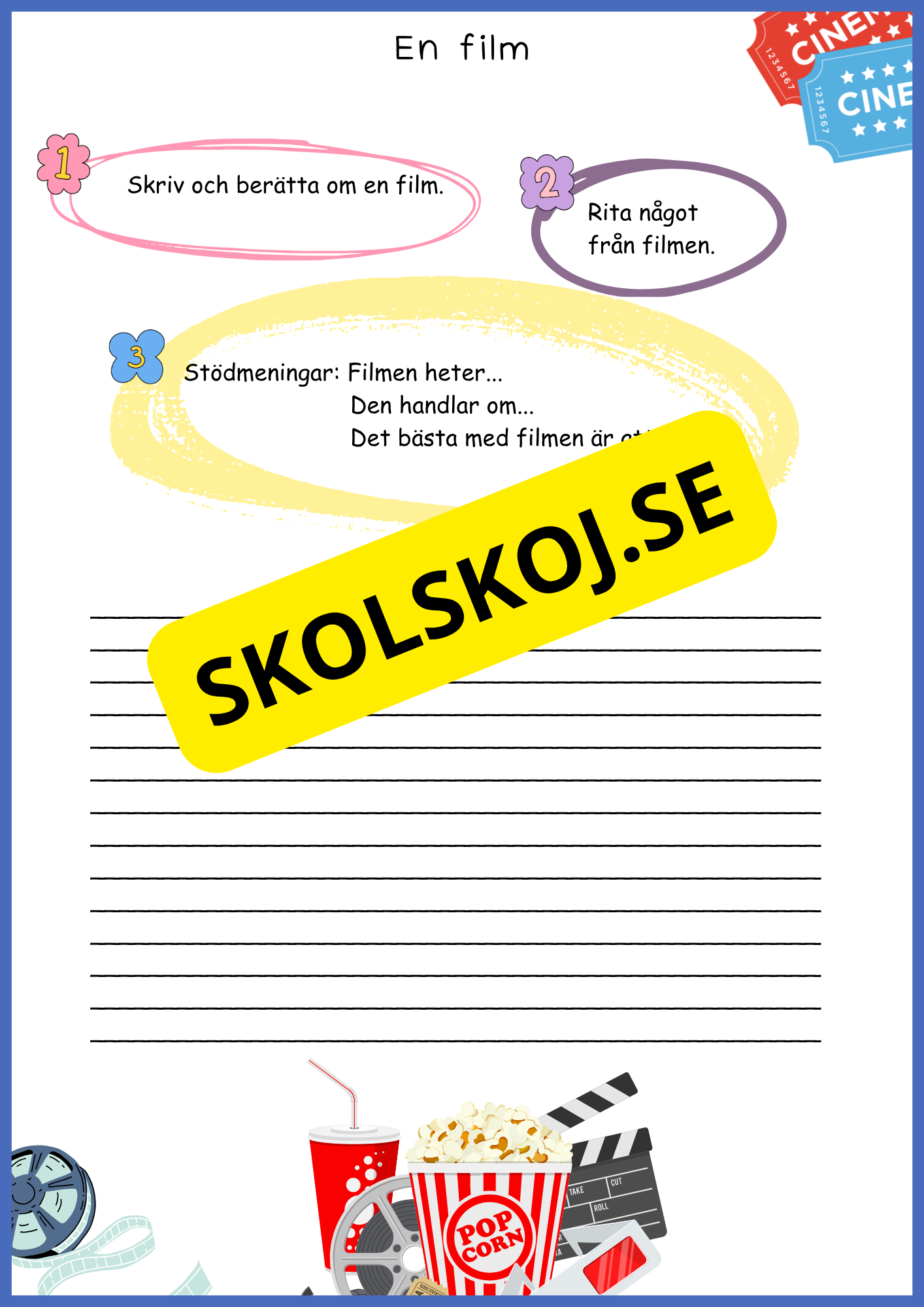 Skriv, rita och berätta