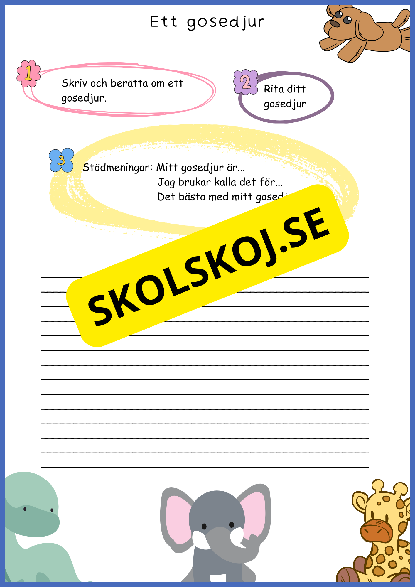 Skriv, rita och berätta