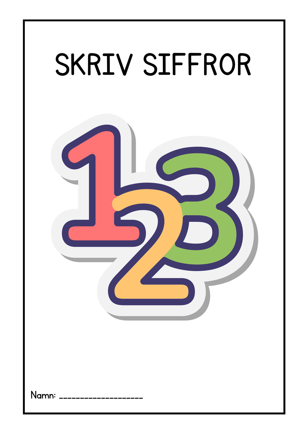 Skriv siffror 0-10
