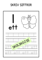 Skriv siffror 0-10