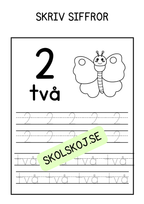 Skriv siffror 0-10
