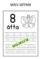 Skriv siffror 0-10
