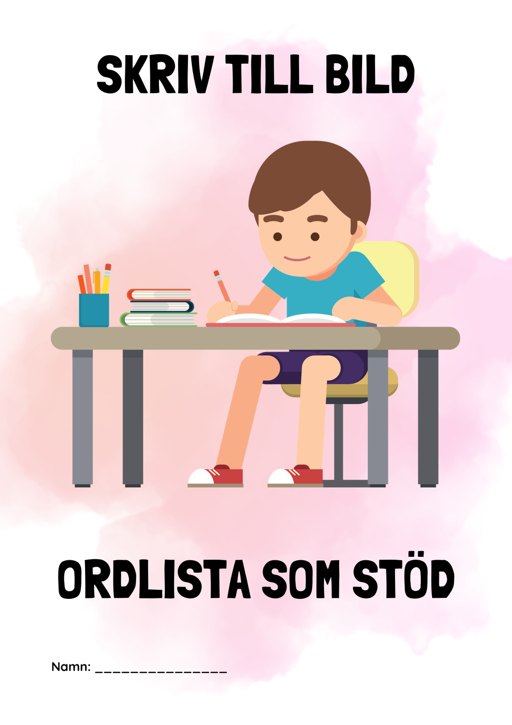 Skriv till bild - Ordlista som stöd