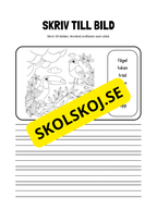 Skriv till bild - Ordlista som stöd