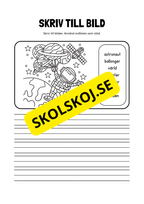 Skriv till bild - Ordlista som stöd