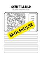 Skriv till bild - Ordlista som stöd