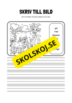Skriv till bild - Ordlista som stöd