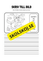Skriv till bild - Ordlista som stöd