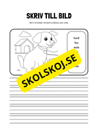 Skriv till bild - Ordlista som stöd