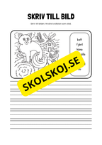 Skriv till bild - Ordlista som stöd