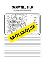 Skriv till bild - Ordlista som stöd