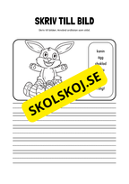 Skriv till bild - Ordlista som stöd
