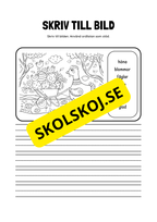 Skriv till bild - Ordlista som stöd