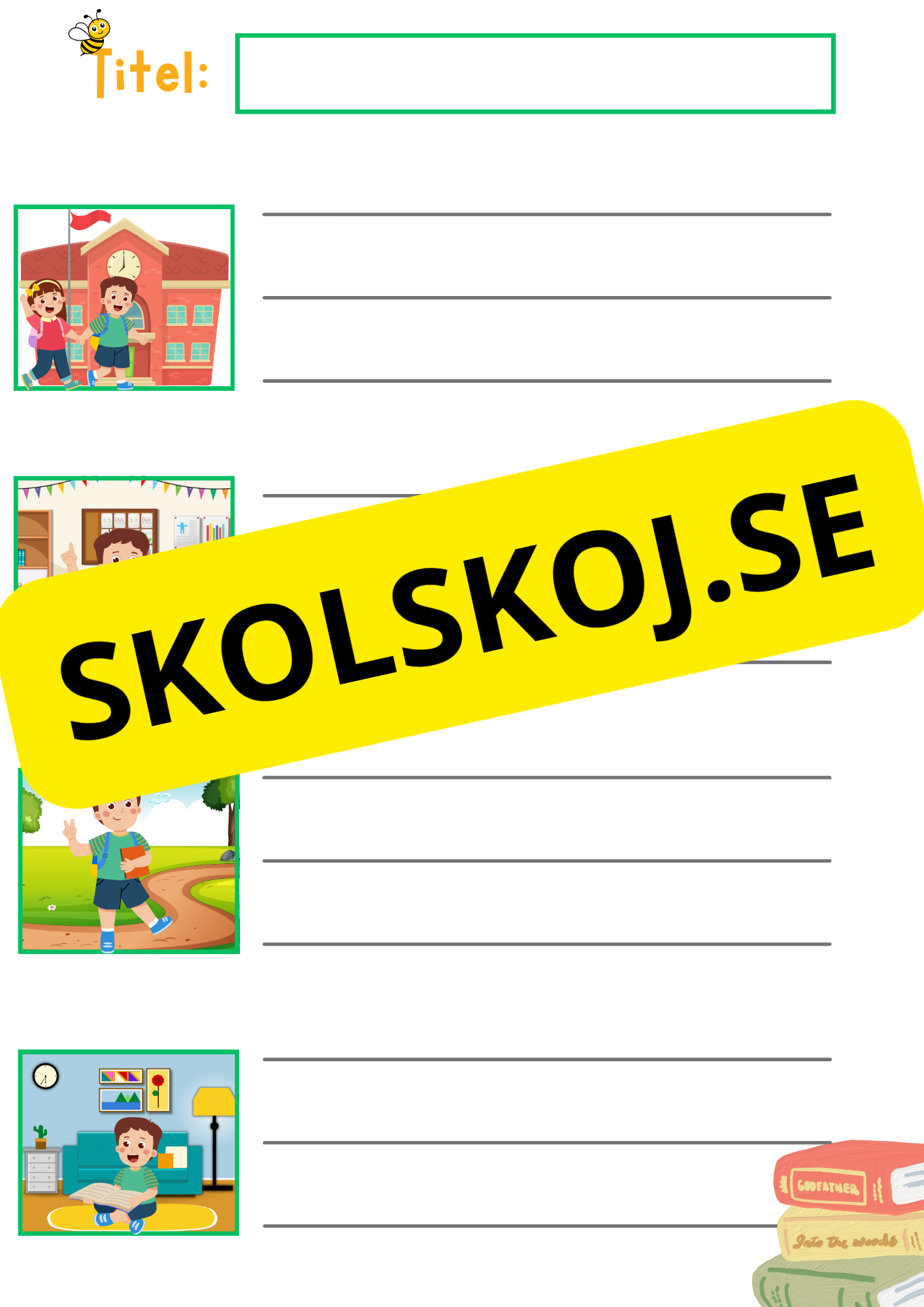 Skriv till bilderna