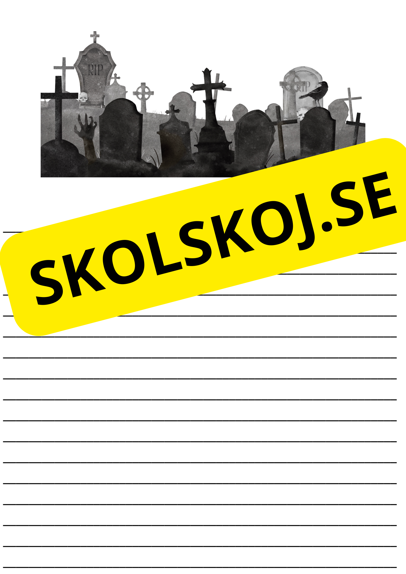 Skriv till en bild - Halloween