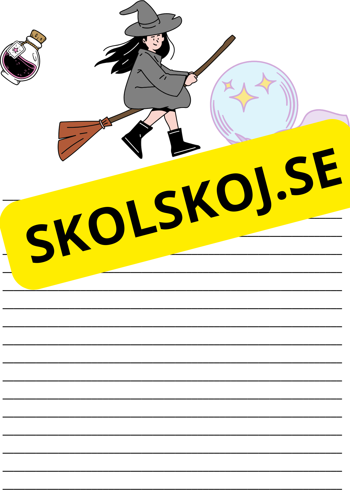 Skriv till en bild - Halloween