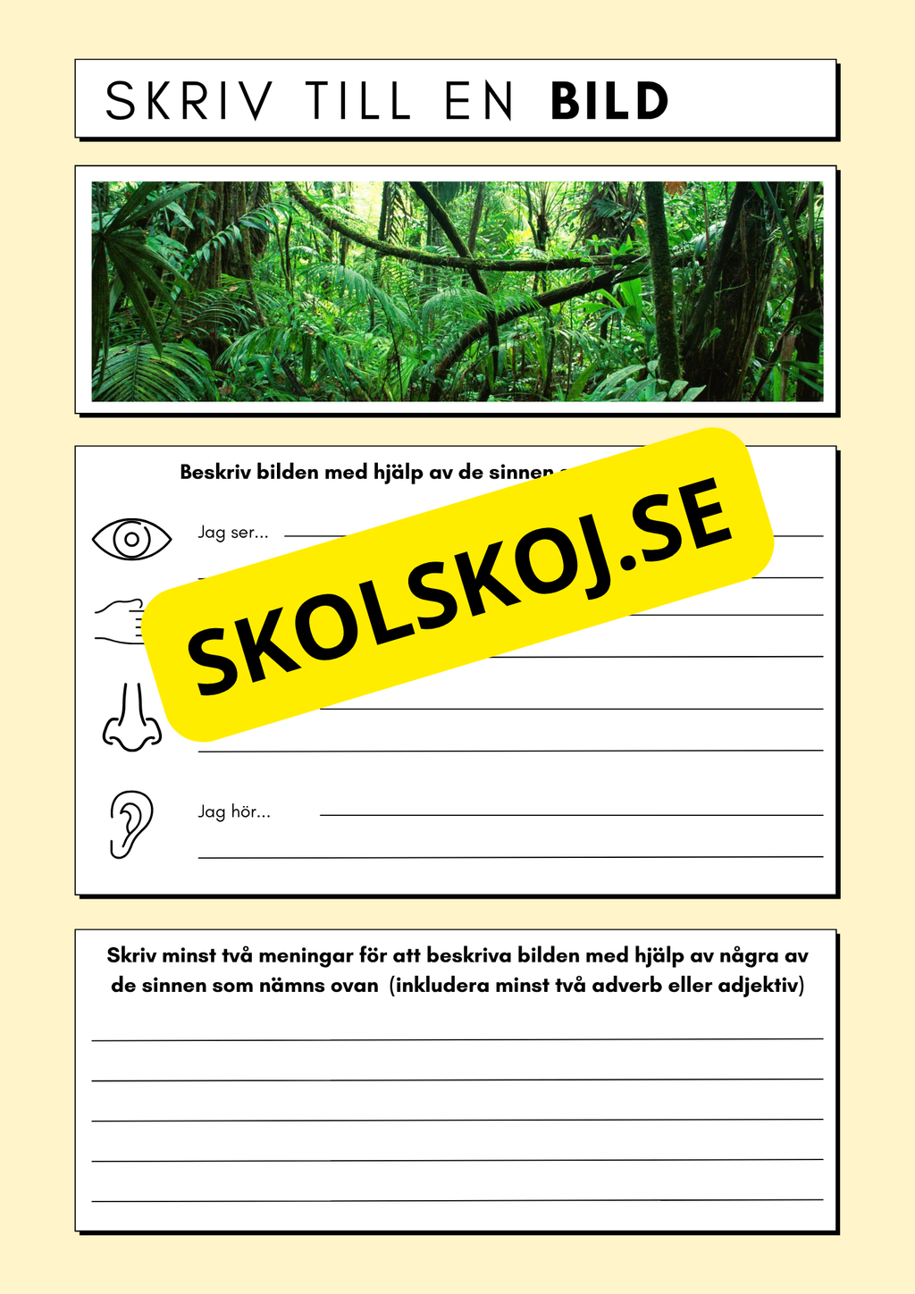 Skriv till en bild