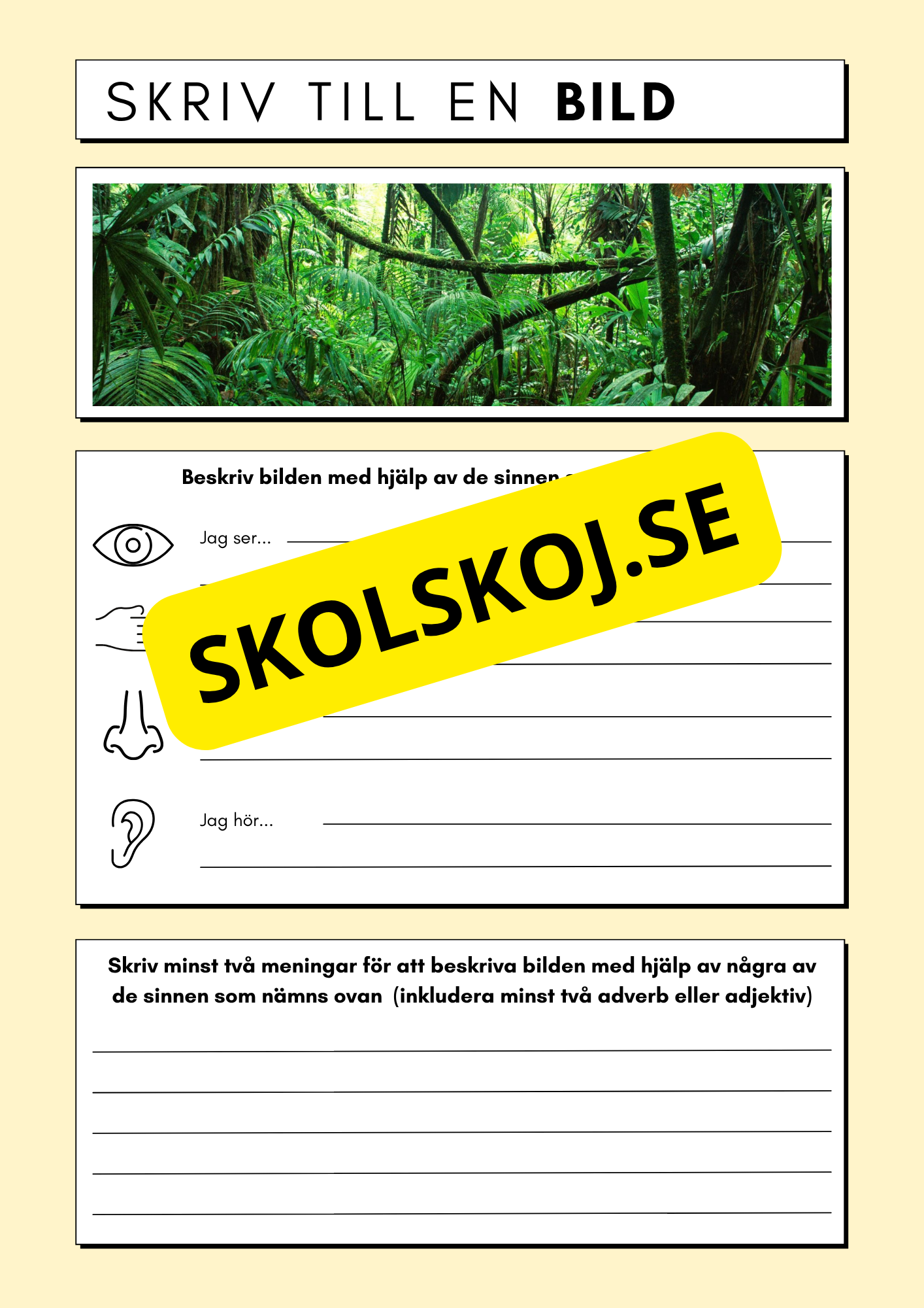 Skriv till en bild