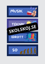 Skyltar till schema på tavlan