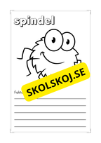 Småkryp - Färglägg och skriv
