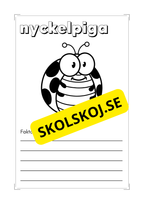 Småkryp - Färglägg och skriv