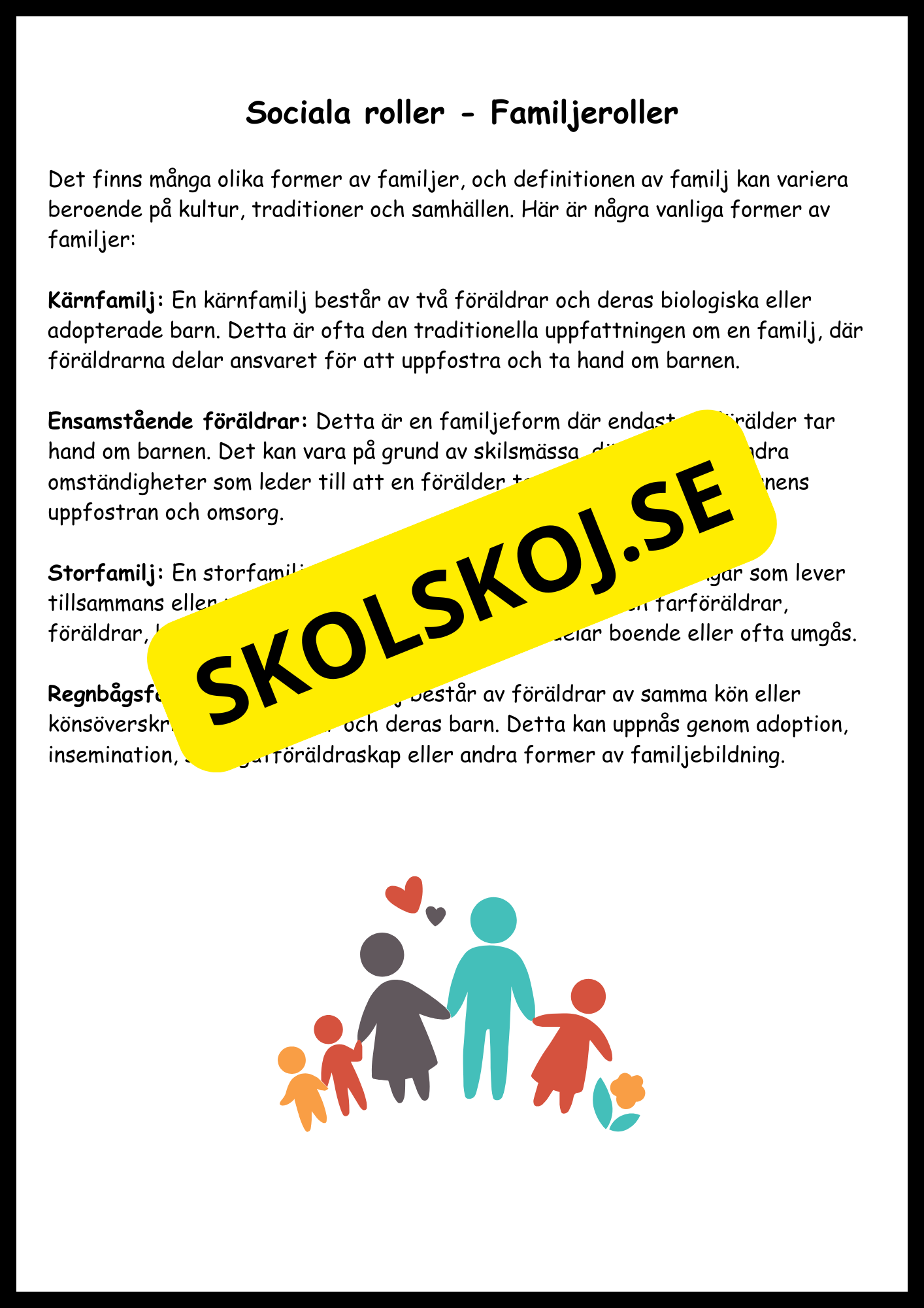 Sociala roller och normer - Årskurs 4 - 6 (44 sidor)