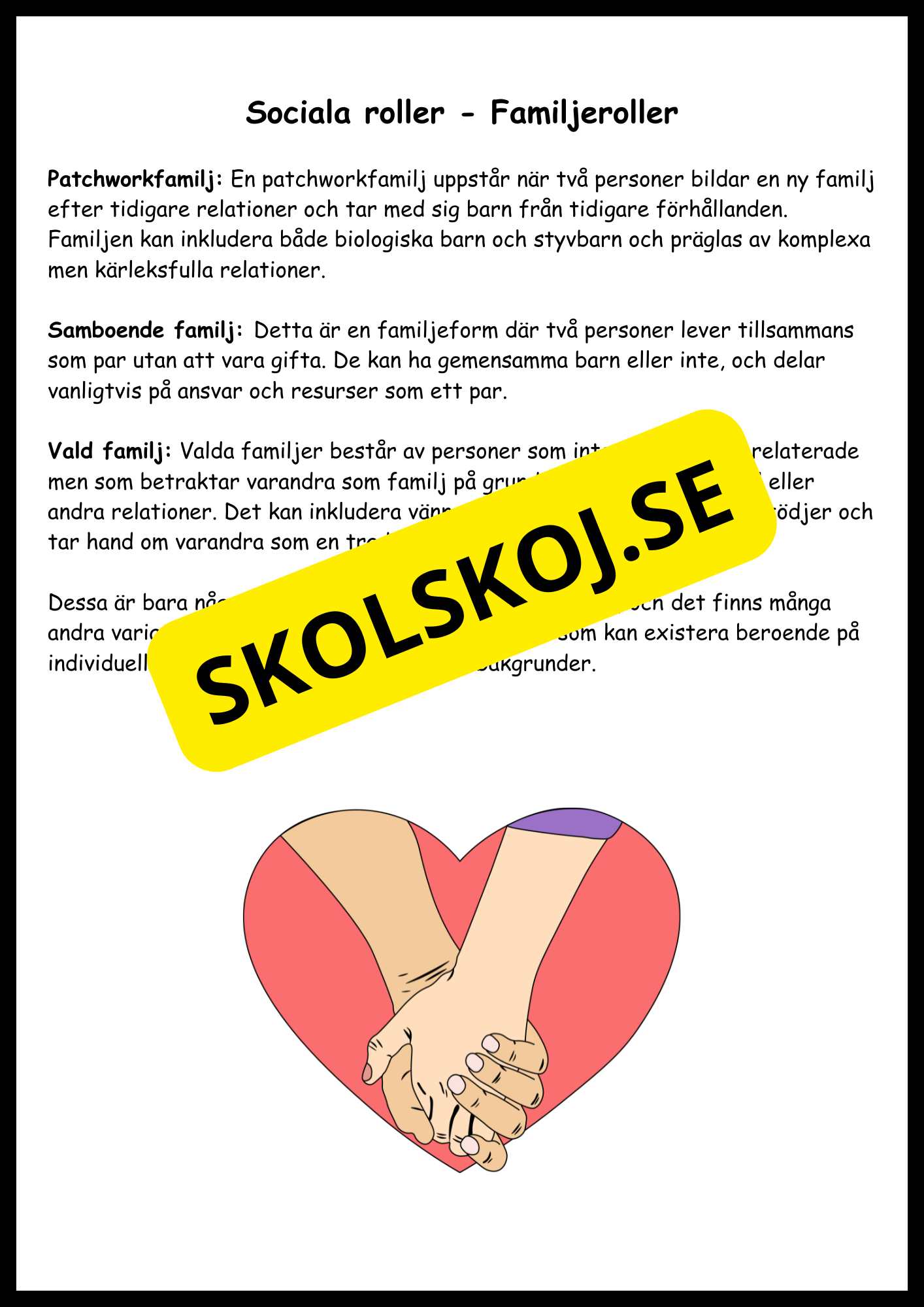 Sociala roller och normer - Årskurs 4 - 6 (44 sidor)