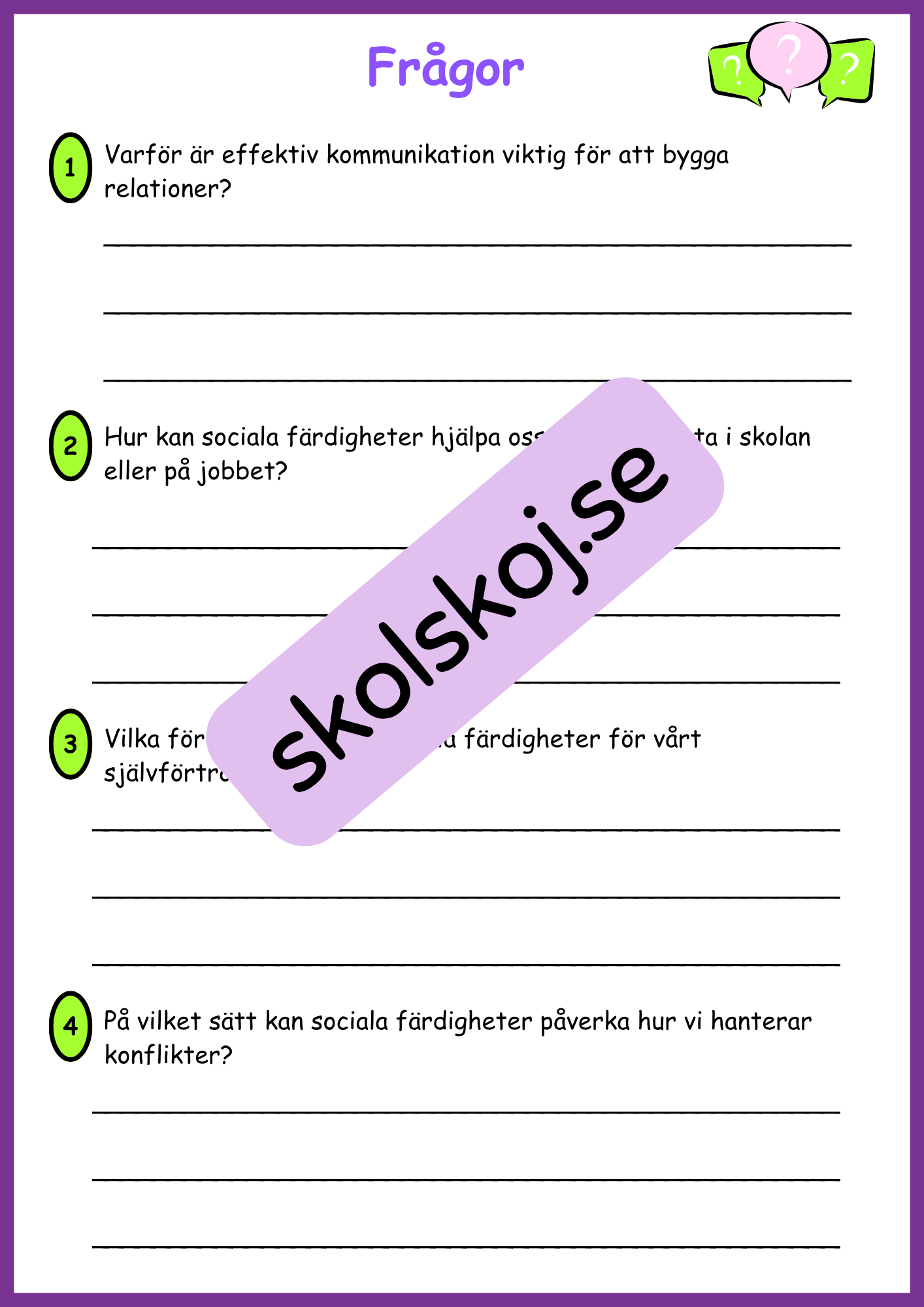 Social färdighetsträning - Bygg bättre relationer