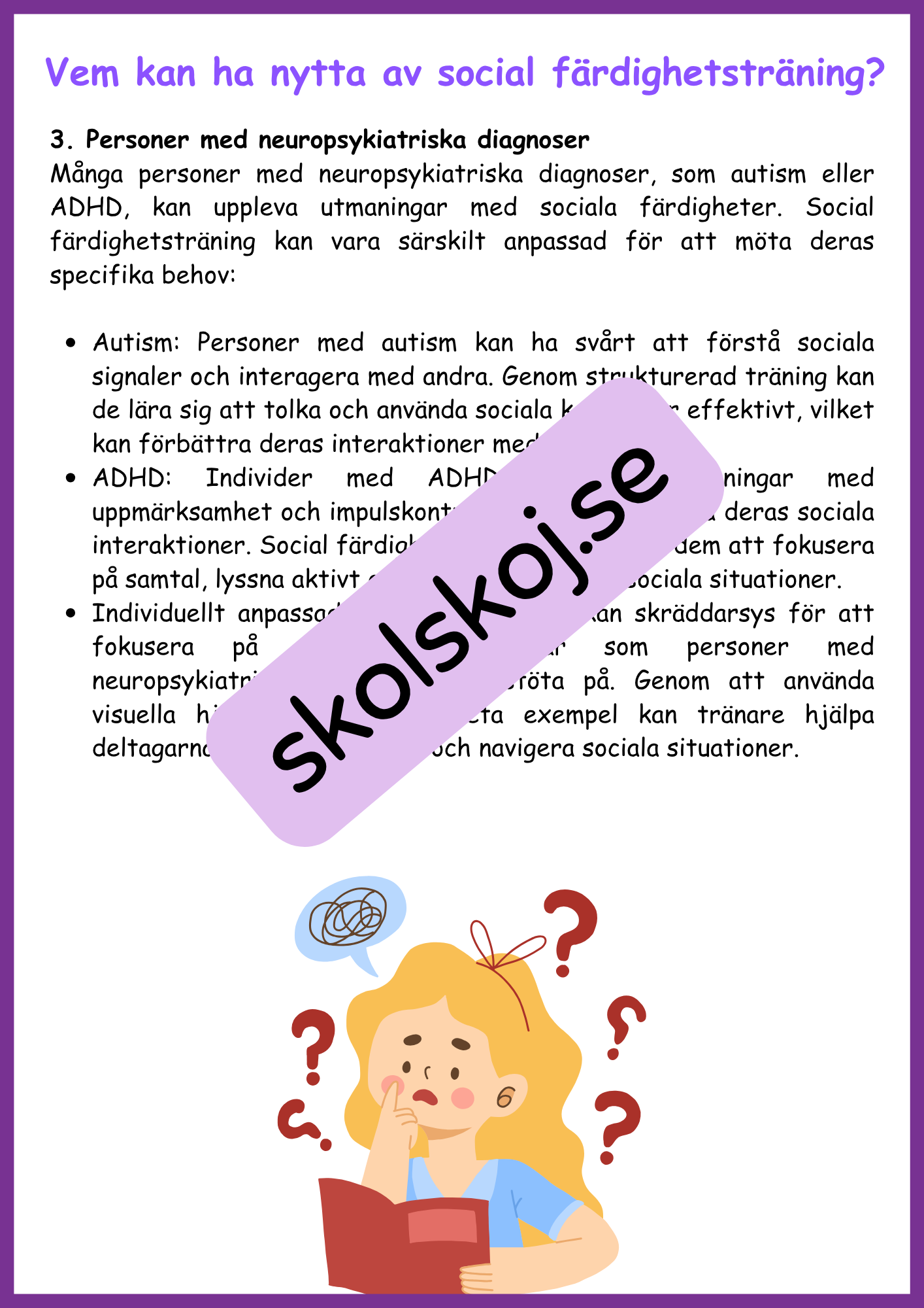 Social färdighetsträning - Bygg bättre relationer