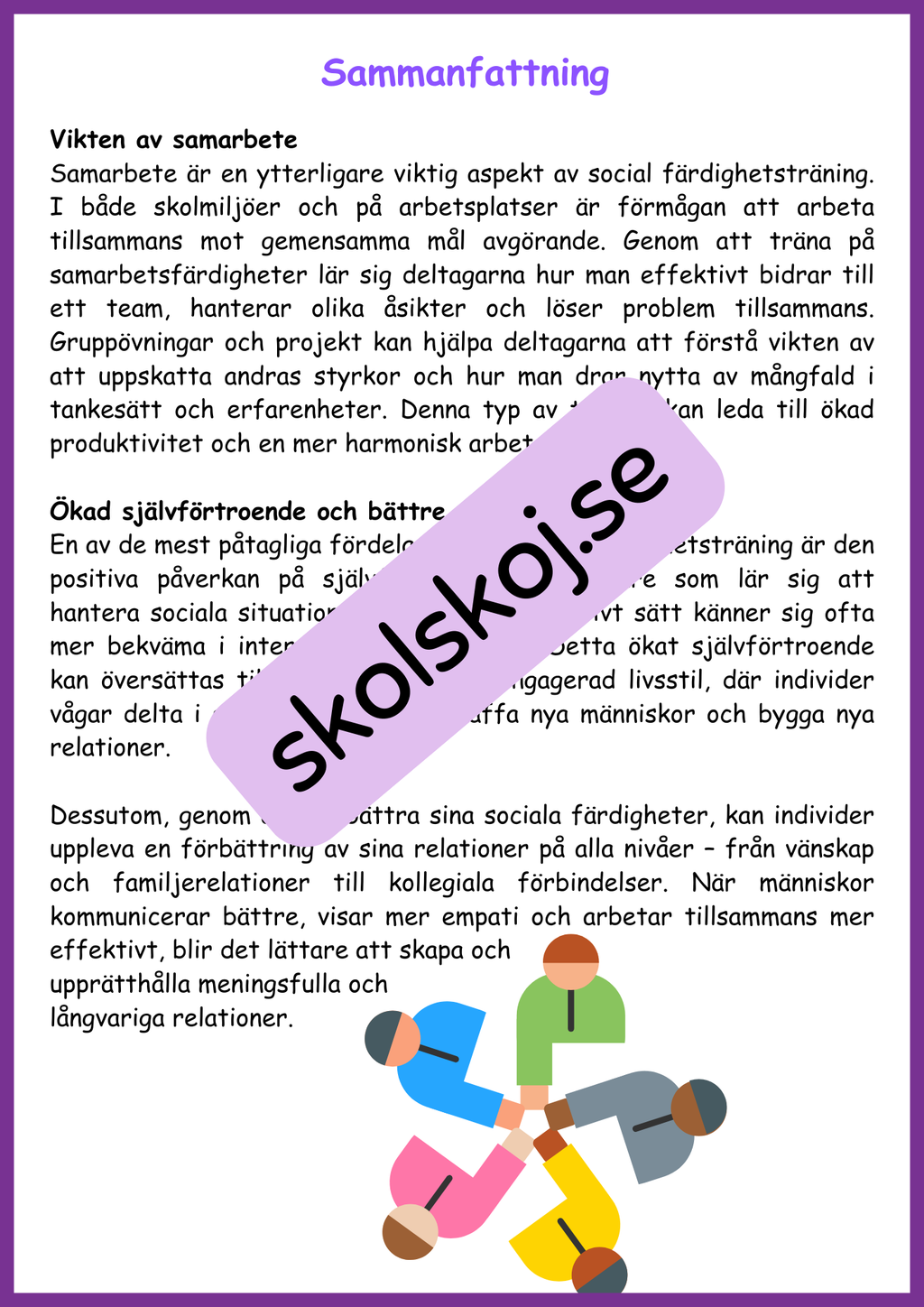 Social färdighetsträning - Bygg bättre relationer