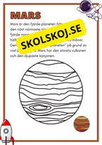 Solsystemet - Kortfakta och frågor (17 sidor)