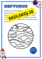 Solsystemet - Kortfakta och frågor (17 sidor)