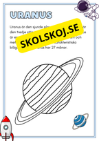 Solsystemet - Kortfakta och frågor (17 sidor)