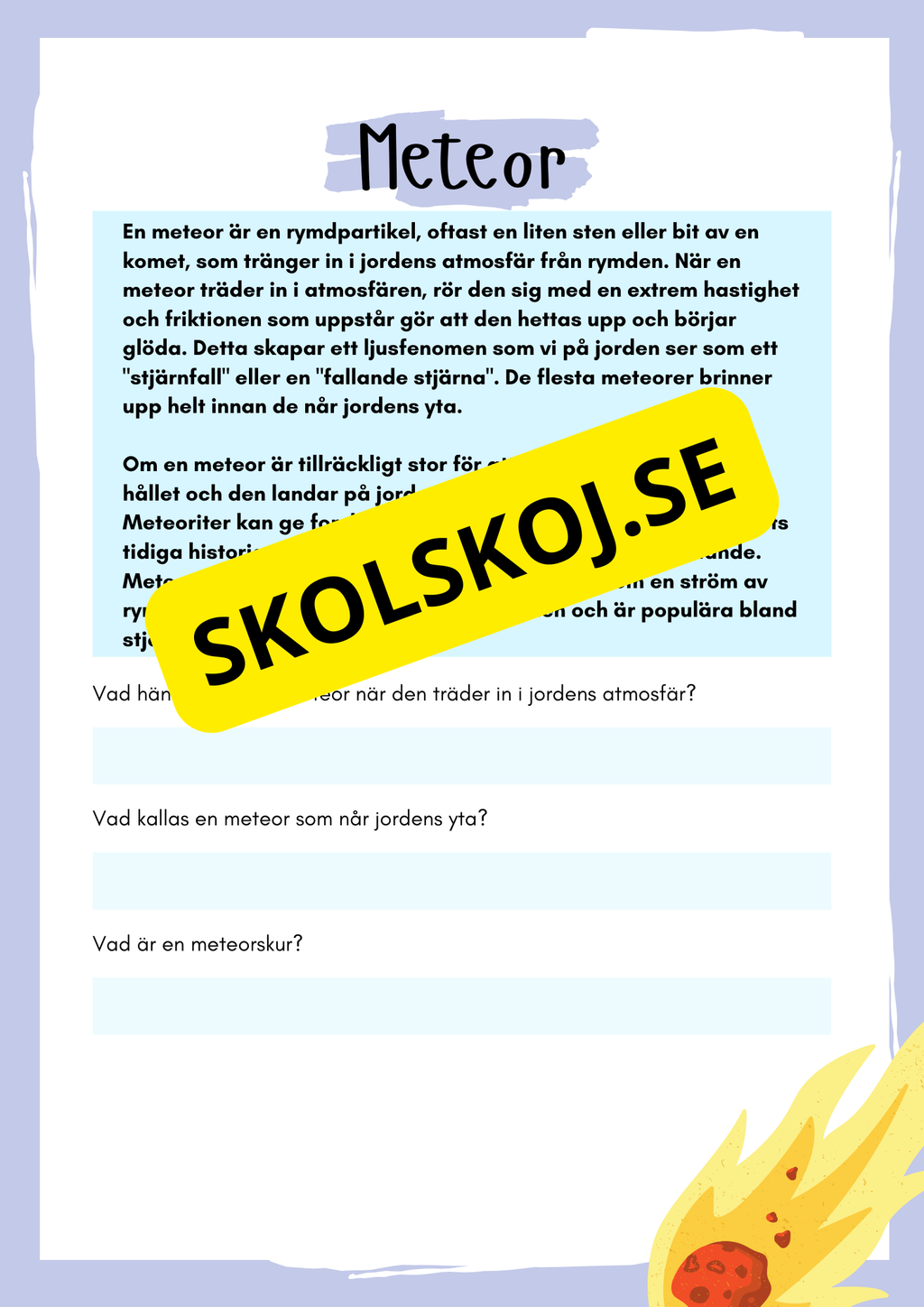 Solsystemet och lite till - Häfte