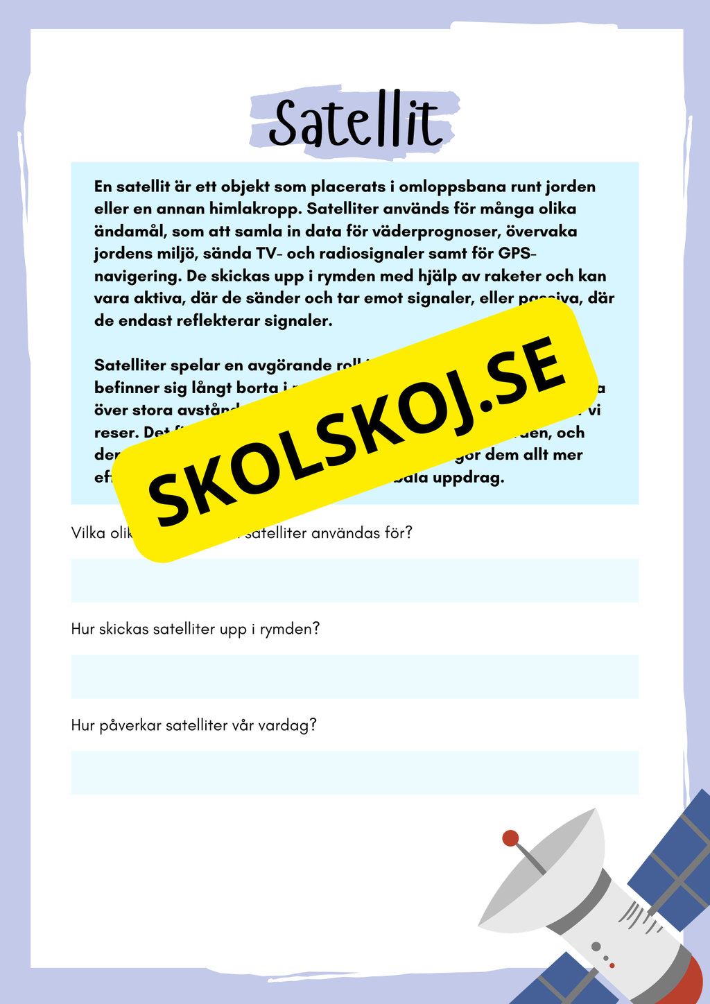 Solsystemet och lite till - Häfte
