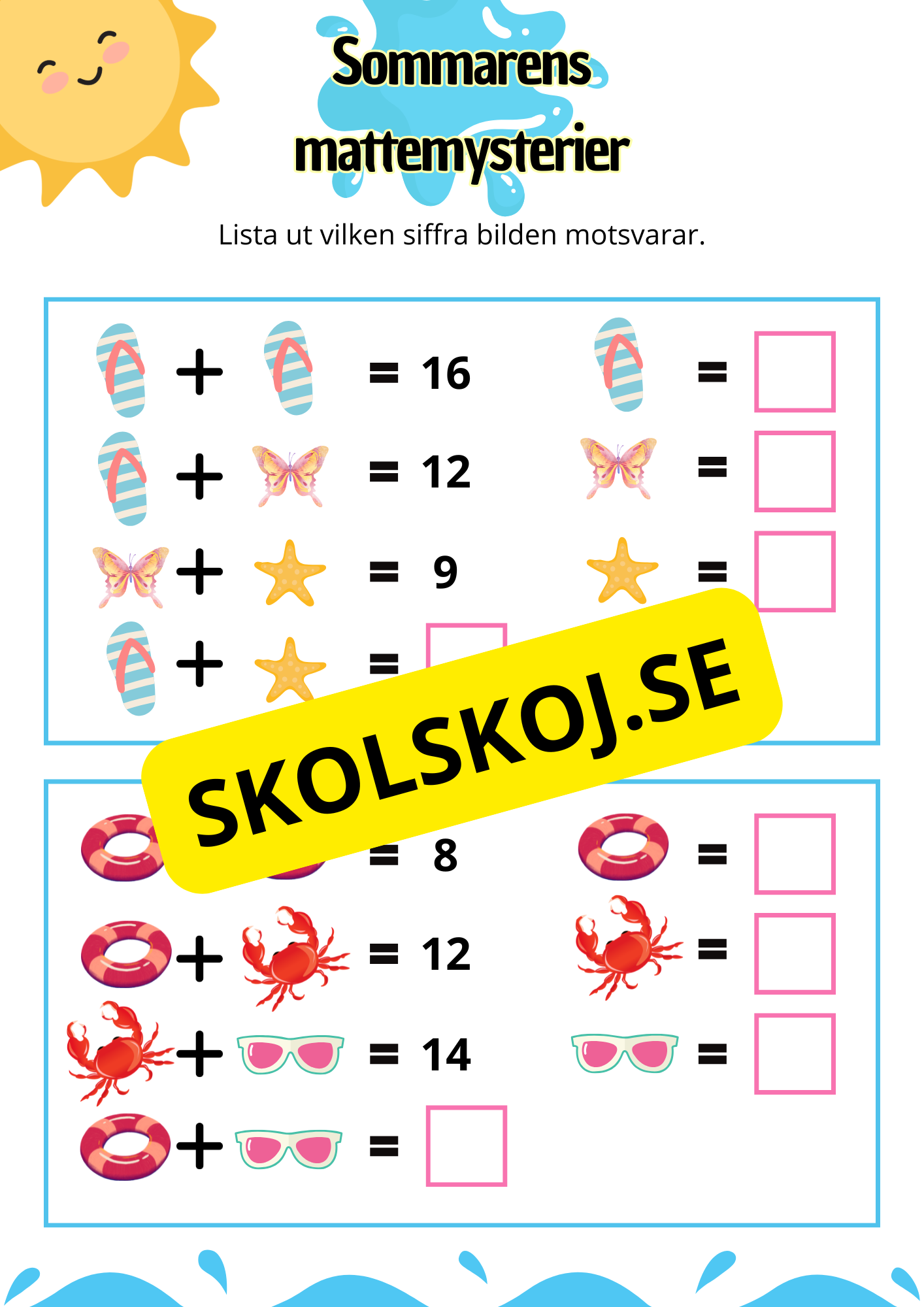 Sommarens mattemysterier