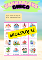Sommarlovsbingo (4 st)