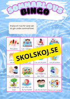 Sommarlovsbingo (4 st)