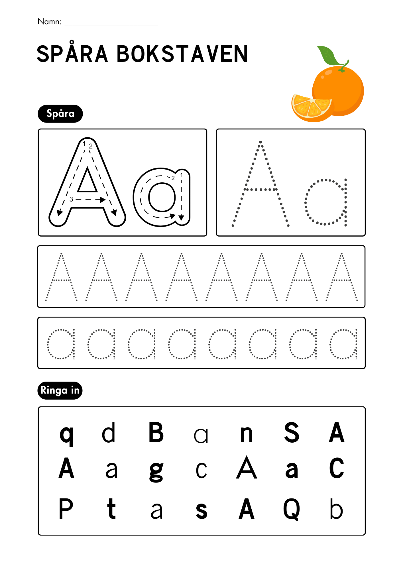 Spåra abc