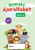Spåra alfabetet - Tema djur versaler