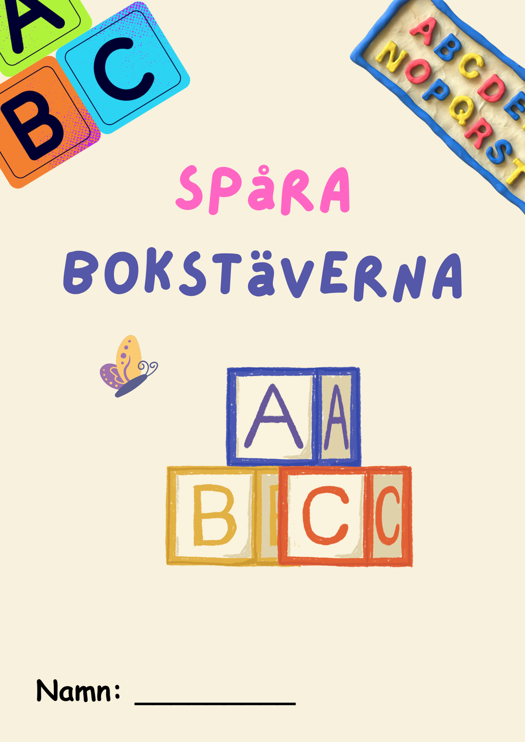 Spåra bokstäverna