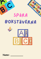 Spåra bokstäverna