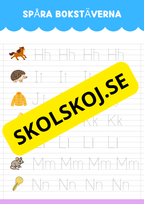 Spåra bokstäverna - A till Ö