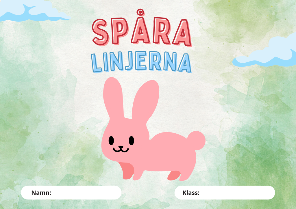 Spåra linjerna - Förskola - Åk 3