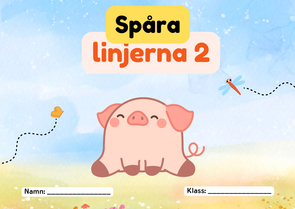 Spåra linjerna 2 - Förskola - Åk 3
