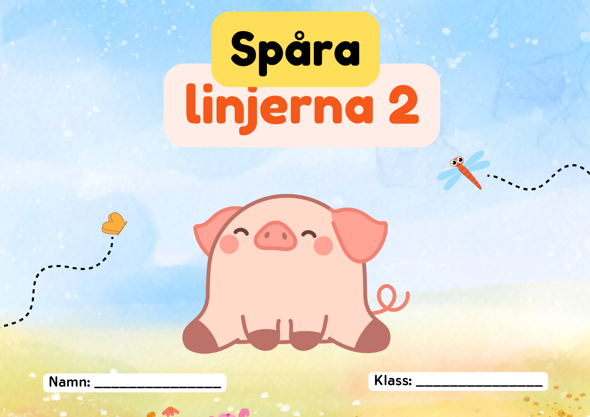 Spåra linjerna 2 - Förskola - Åk 3
