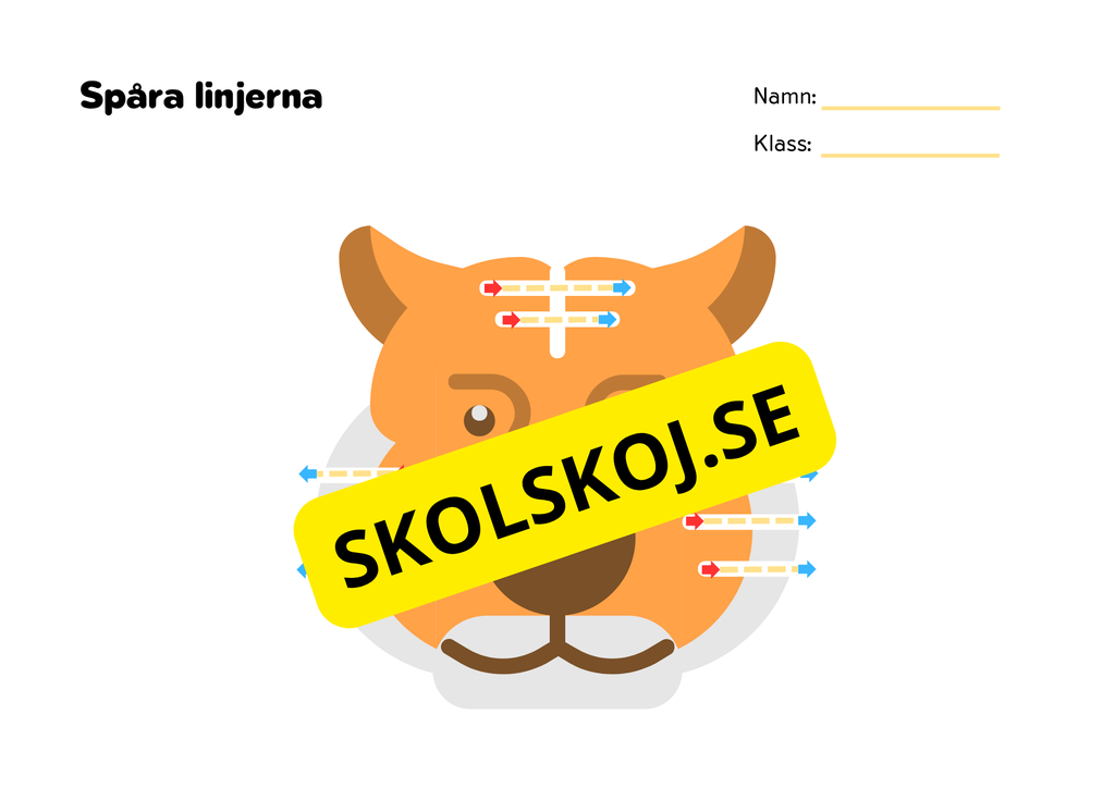 Spåra linjerna 2 - Förskola - Åk 3