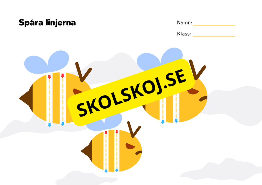 Spåra linjerna 2 - Förskola - Åk 3