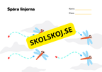 Spåra linjerna 2 - Förskola - Åk 3